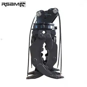 পূর্ণ 360 ডিগ্রী Excavator Log Grapple হাইড্রোলিক Rotator ফিট 1-45t Excavator জন্য