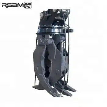 পূর্ণ 360 ডিগ্রী Excavator Log Grapple হাইড্রোলিক Rotator ফিট 1-45t Excavator জন্য