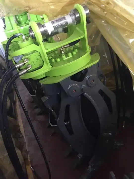 পূর্ণ 360 ডিগ্রী Excavator Log Grapple হাইড্রোলিক Rotator ফিট 1-45t Excavator জন্য