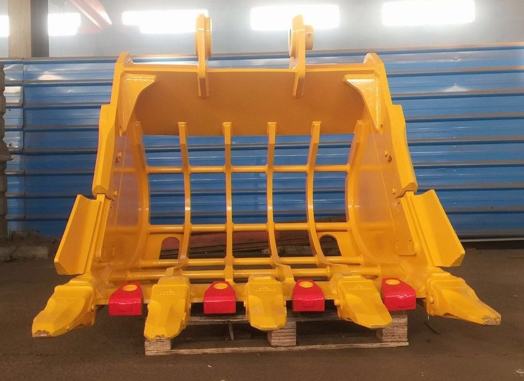 0.3-8m3 এক্সক্যাভেটর কঙ্কাল বালতি 1200mm প্রস্থ ভারী দায়িত্ব বাছাই জন্য
