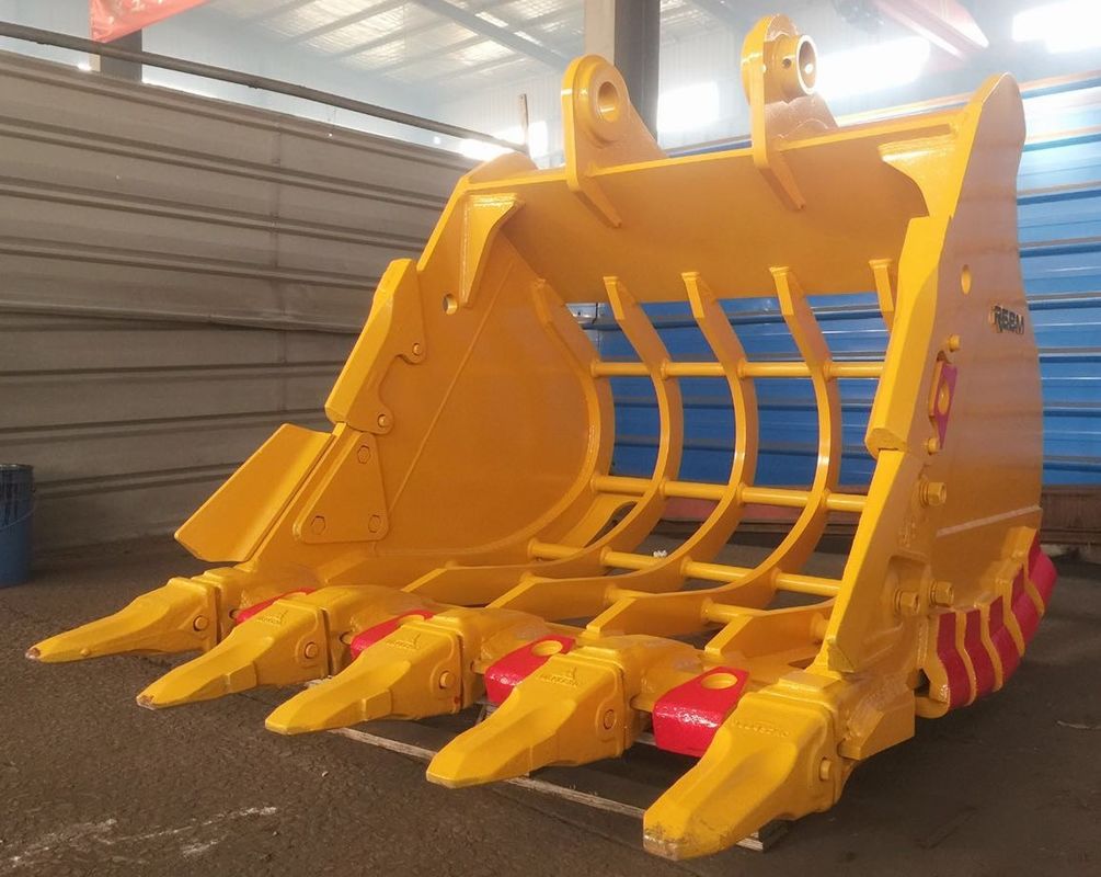 0.3-8m3 এক্সক্যাভেটর কঙ্কাল বালতি 1200mm প্রস্থ ভারী দায়িত্ব বাছাই জন্য