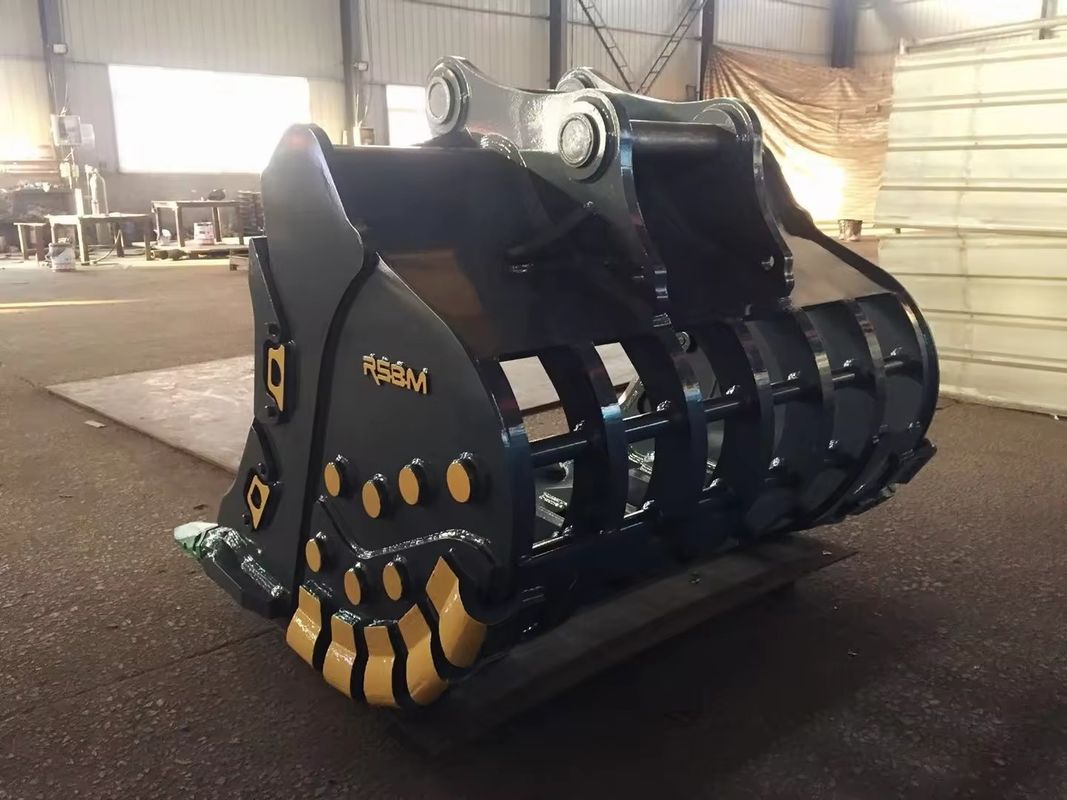 HARDOX450 1-50 টন Excavator খনির অপারেশন জন্য সিভ বালতি ভূমি শ্রেণীবিভাগ