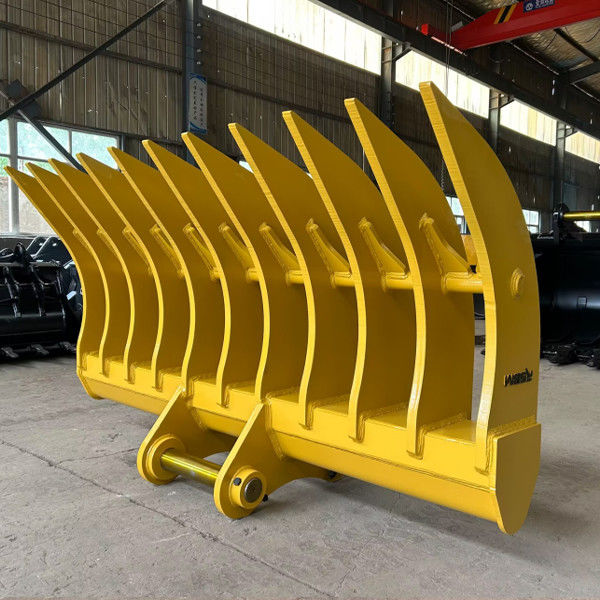 সংলগ্ন মার্কিন যুক্তরাষ্ট্র শিপিং গন্তব্য Excavator Root Rake for Digger Root Grapple